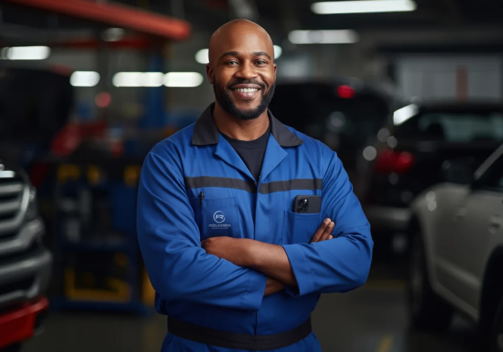 Image mécanicien chez FreelanceRun